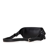 ヴァレンティノ VLTNロゴプリント ウエストバッグ ボディバッグ ブラック ホワイト レザー メンズ VALENTINO 【中古】